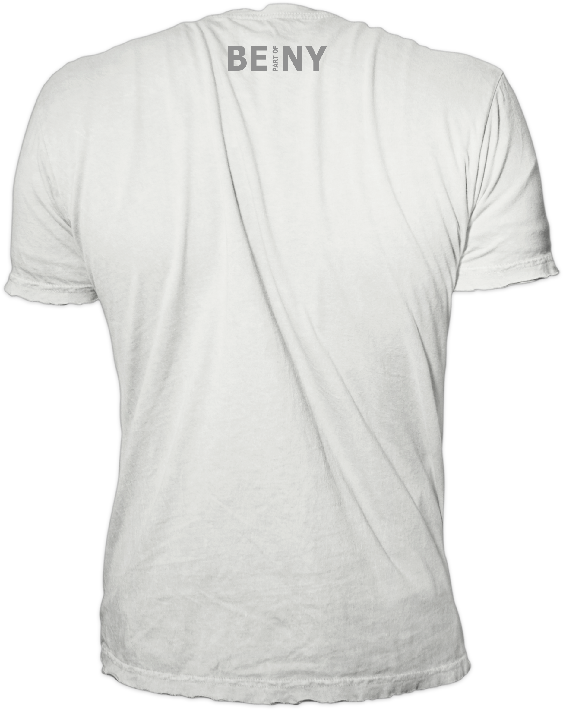 White T Shirt Back View
