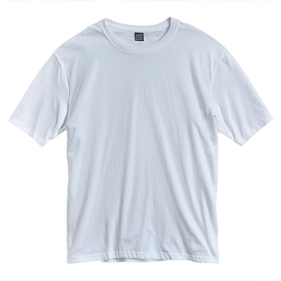 White T-shirt Flat Lay Mockup Png 18