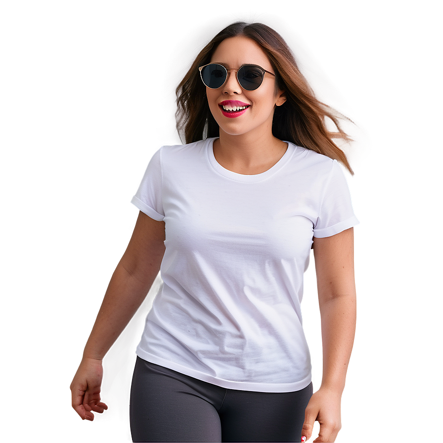 White T-shirt Flat Lay Png Ekq