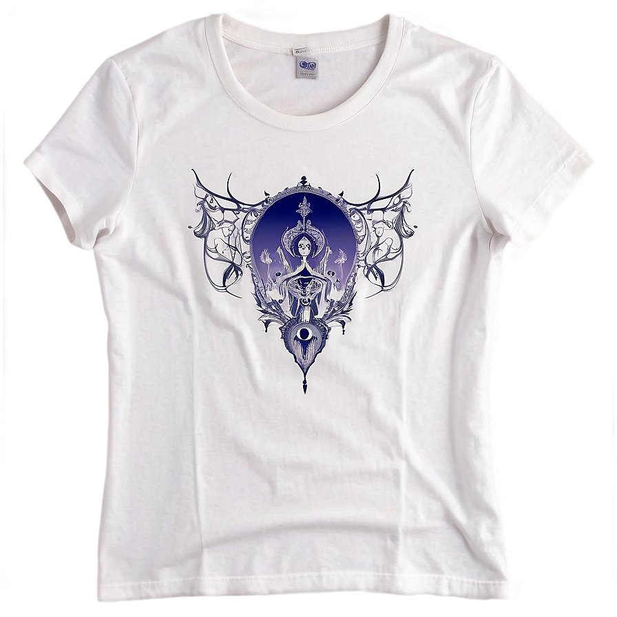 White T-shirt For Women Png Eph