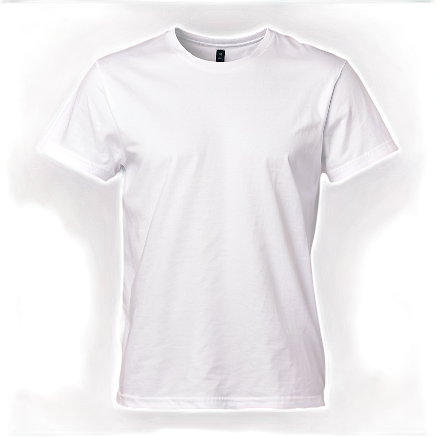 White T-shirt Mockup For Apparel Design Png 53