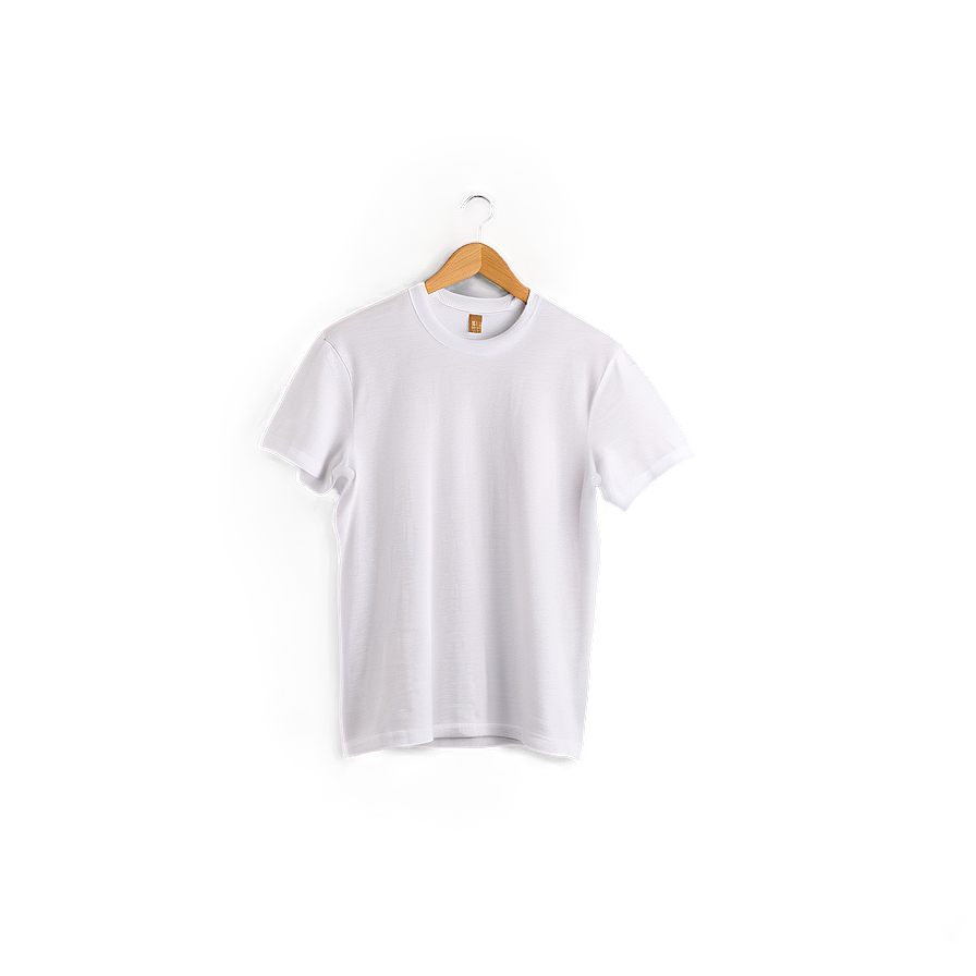 White T-shirt Mockup For Apparel Design Png Bkb