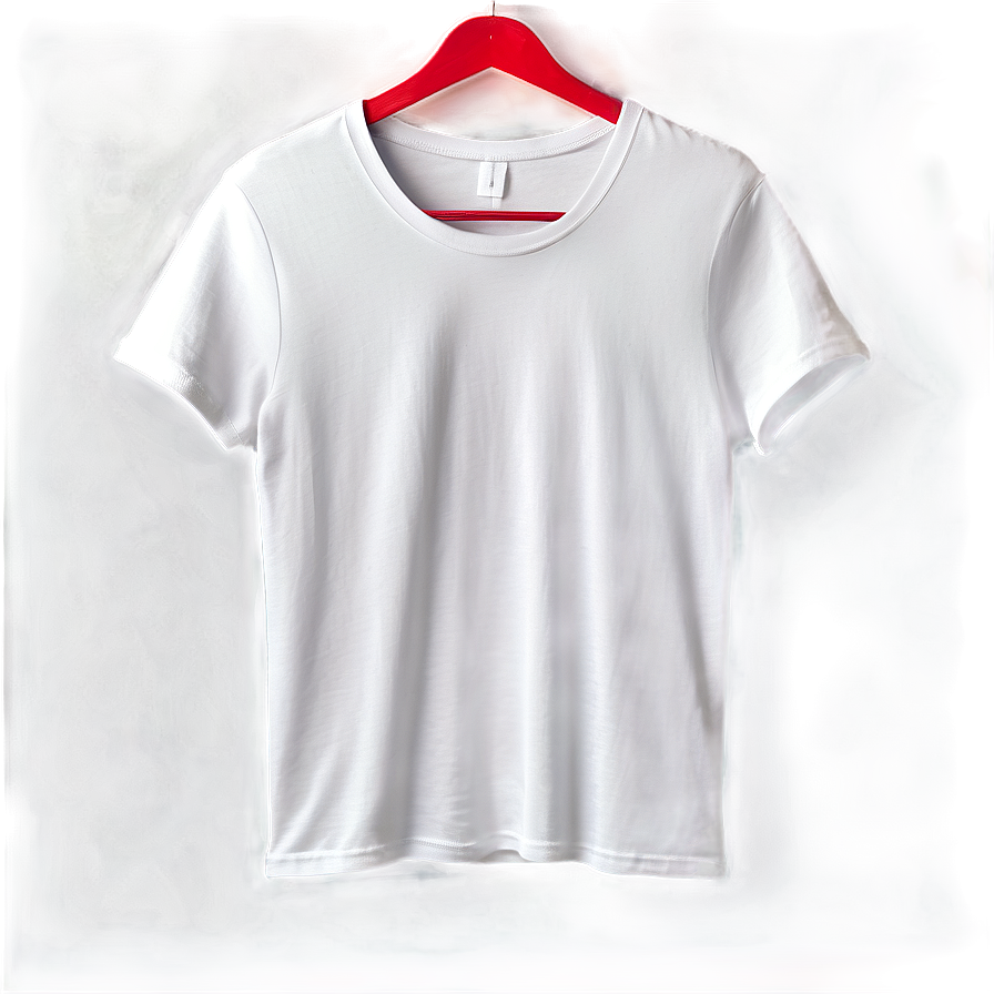 White T-shirt Mockup For Projects Png 06132024