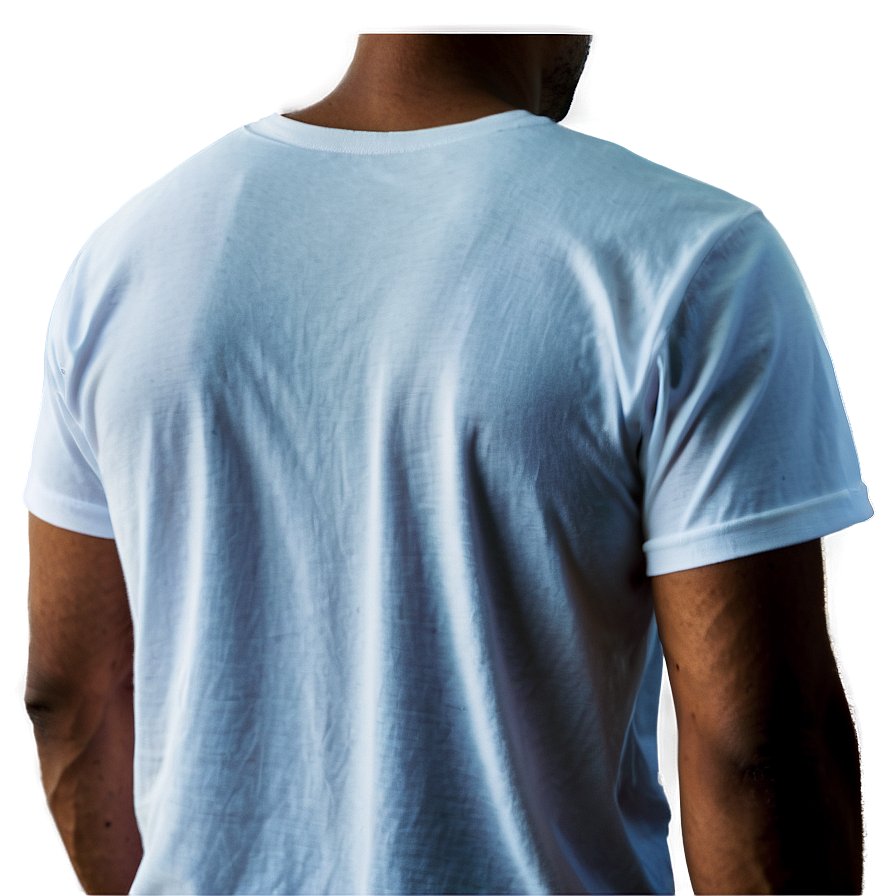 White T-shirt Side View Png 44