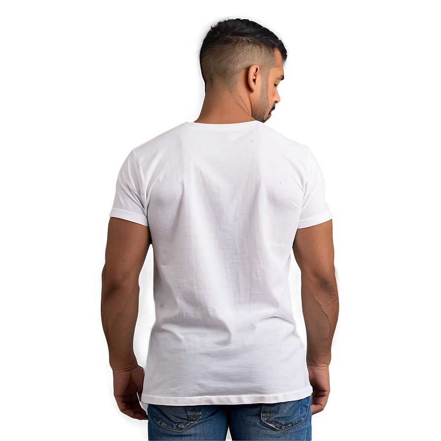 White T-shirt With Logo Mockup Png 98