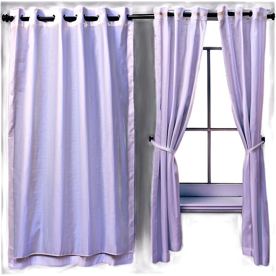 White Tab Top Curtains Png Bap