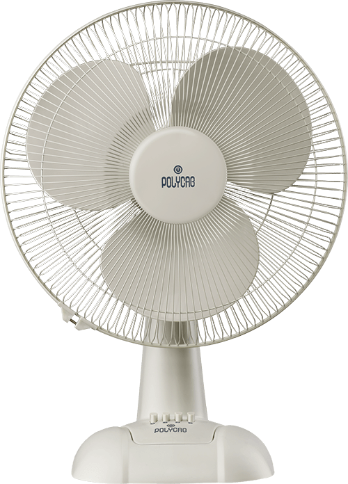 White Table Fan Polycab Brand