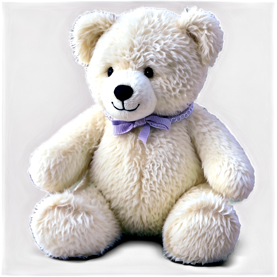 White Teddy Bear Png 7