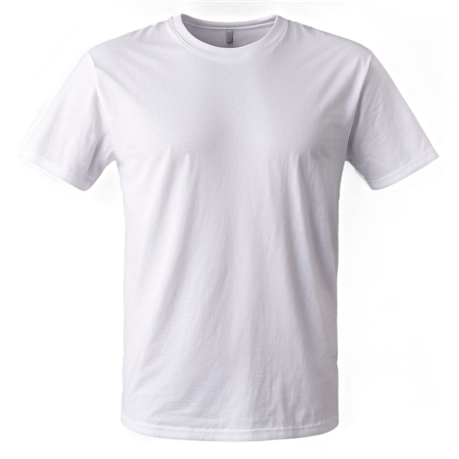 White Tee Front View Png Alt5