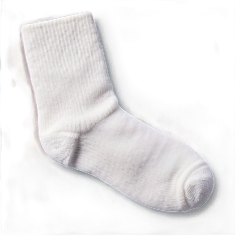 White Thick Socks Png 06272024