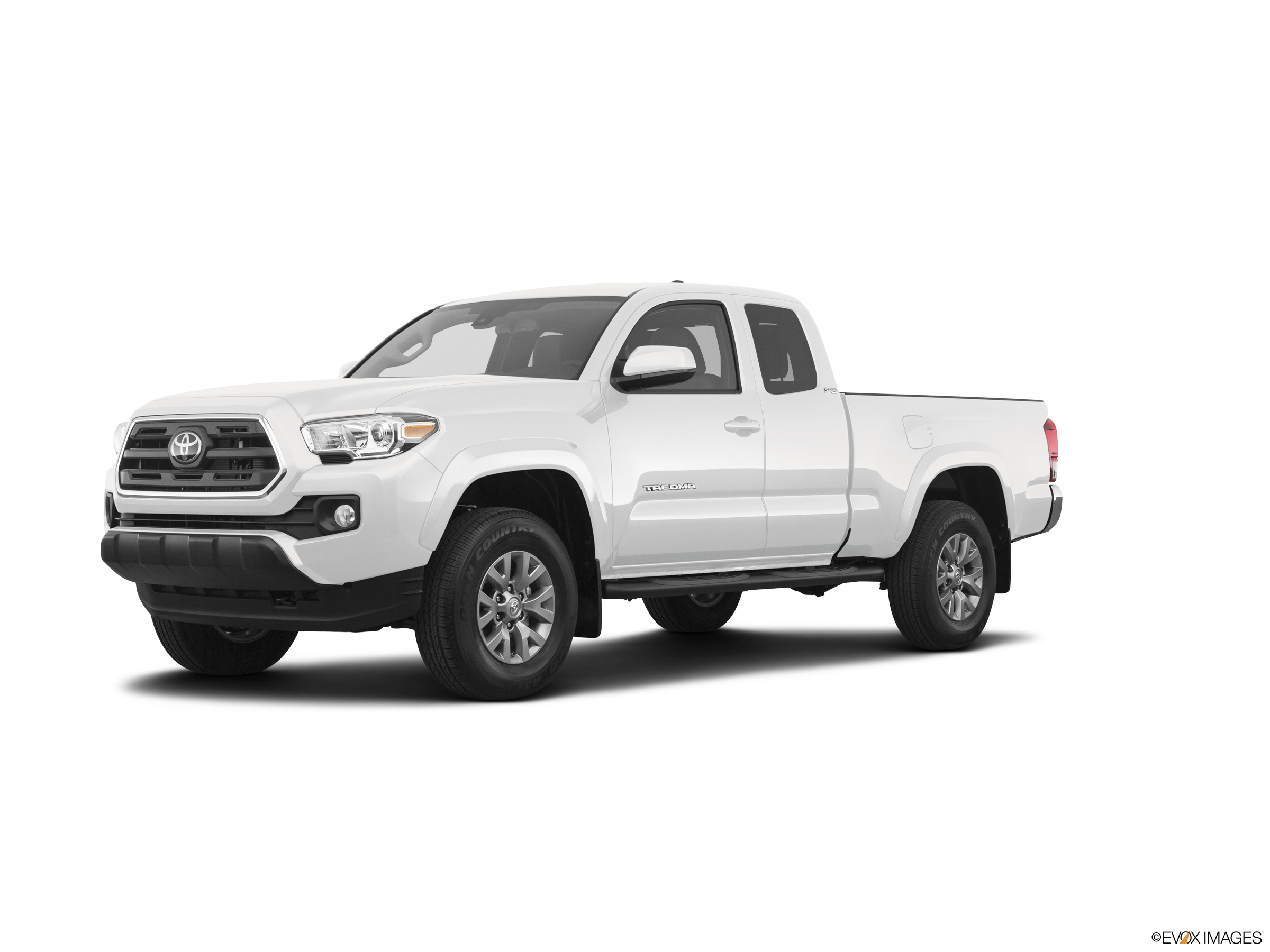 White Toyota Tacoma Pickup Truck