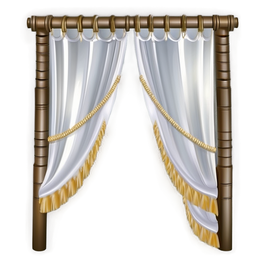 White Transparent Curtains Png 54