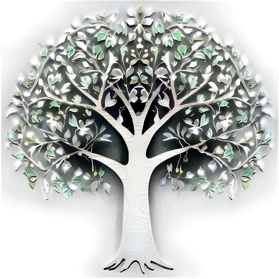 White Tree Of Life Logo Png Gmv