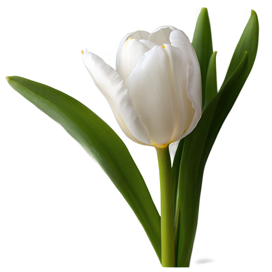 White Tulips Elegance Png 05242024