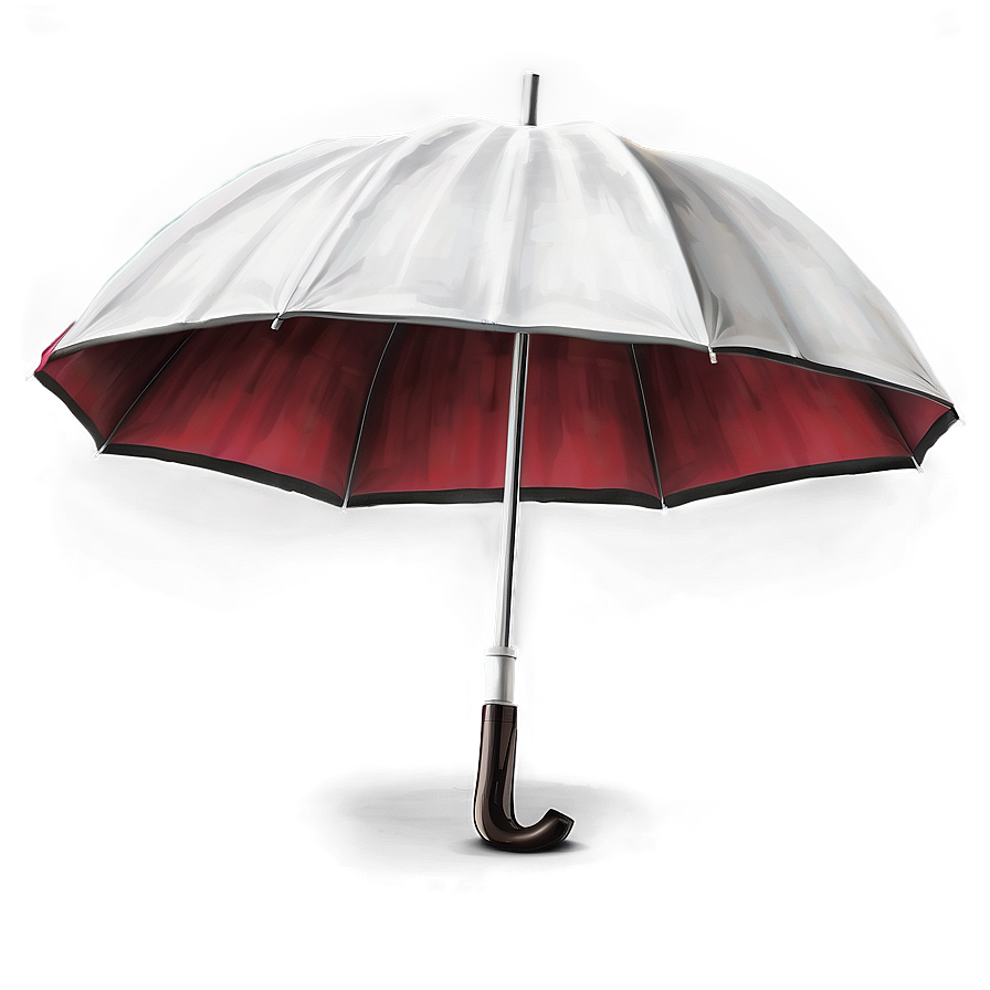 White Umbrella Png 05232024