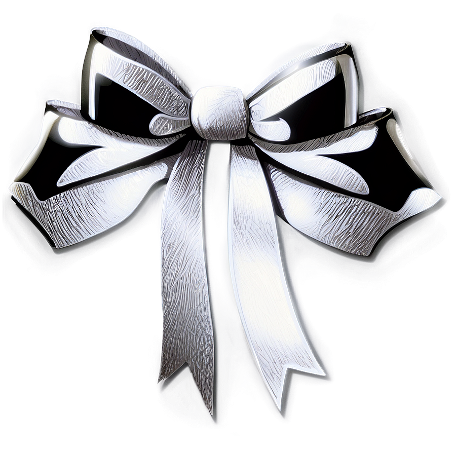 White Wedding Bow Png Jvy44