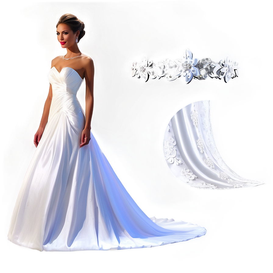 White Wedding Dresses Png 06262024