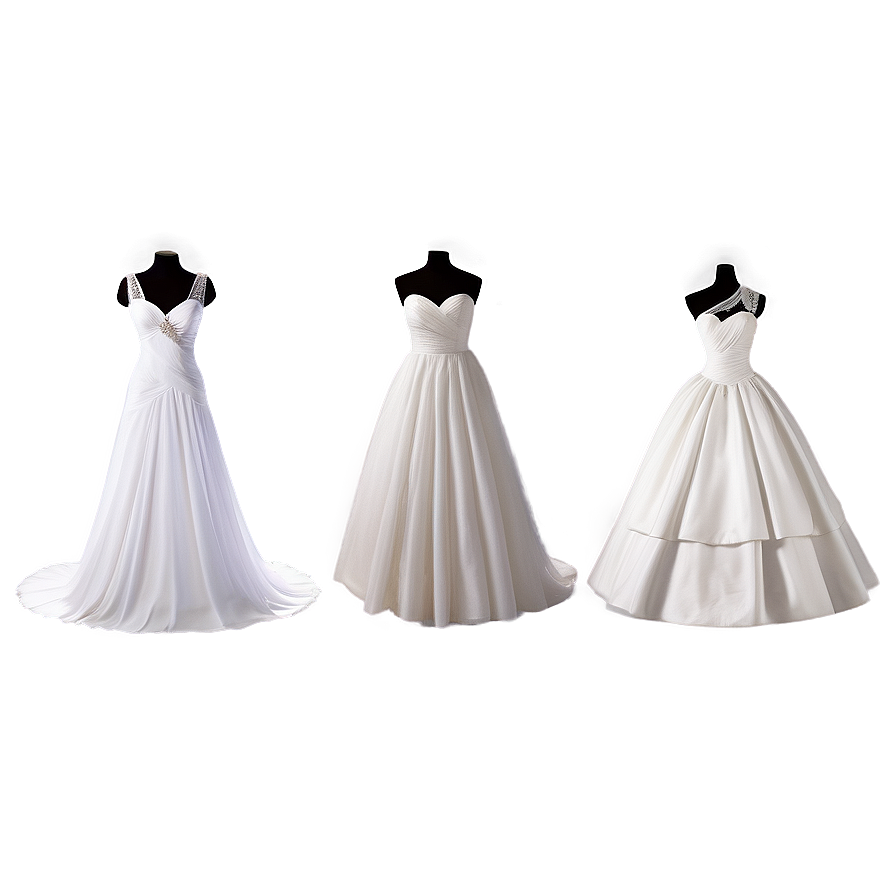 White Wedding Dresses Png Bjh17