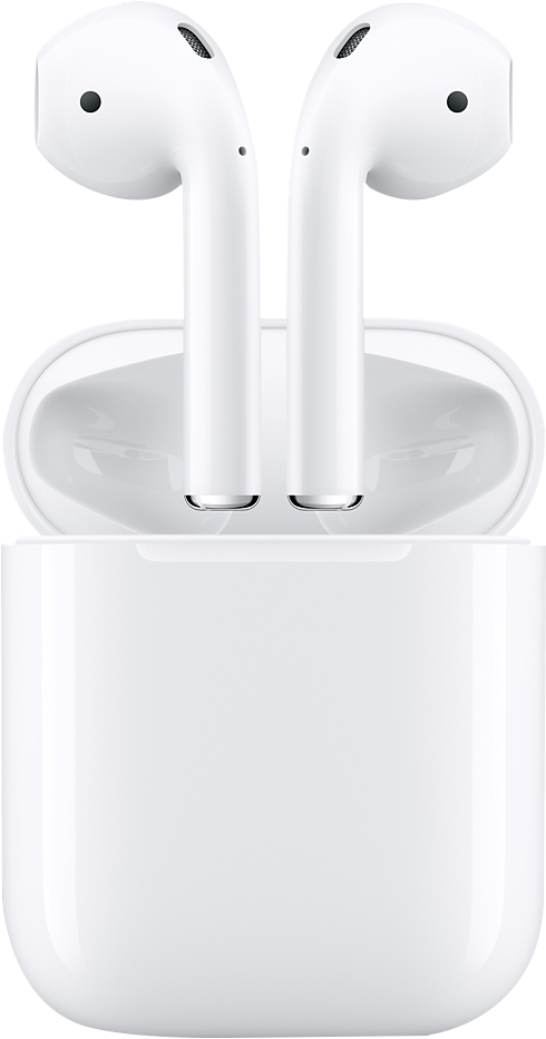 White Wireless Earbudswith Charging Case