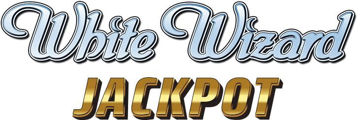 White Wizard Jackpot Logo