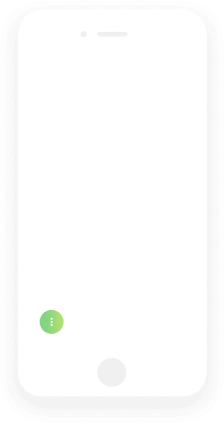 Whitei Phone Mockup Blank Screen
