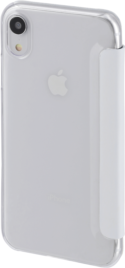 Whitei Phonewith Clear Case