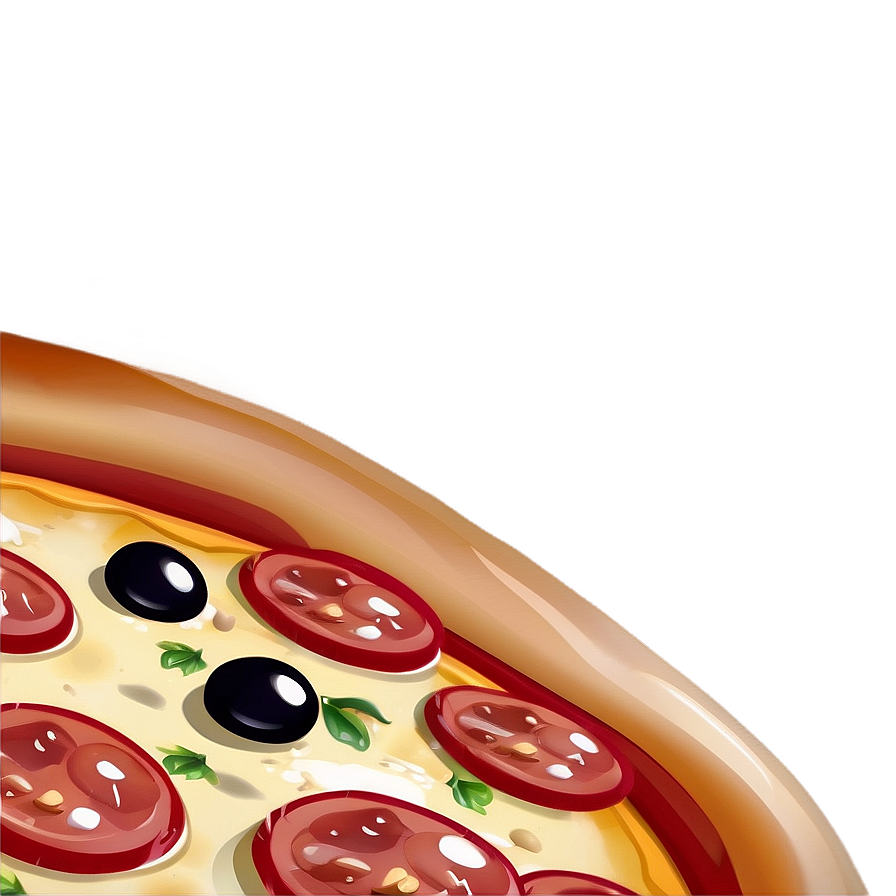 Whole Pizza Cartoon Image Png 06272024