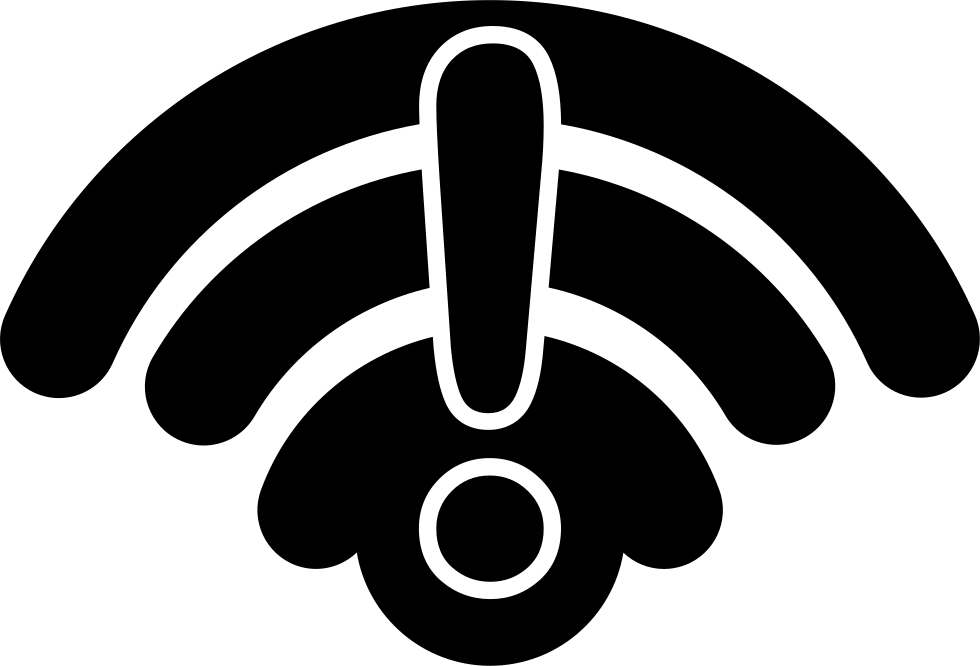 Wi Fi Signal Icon Black