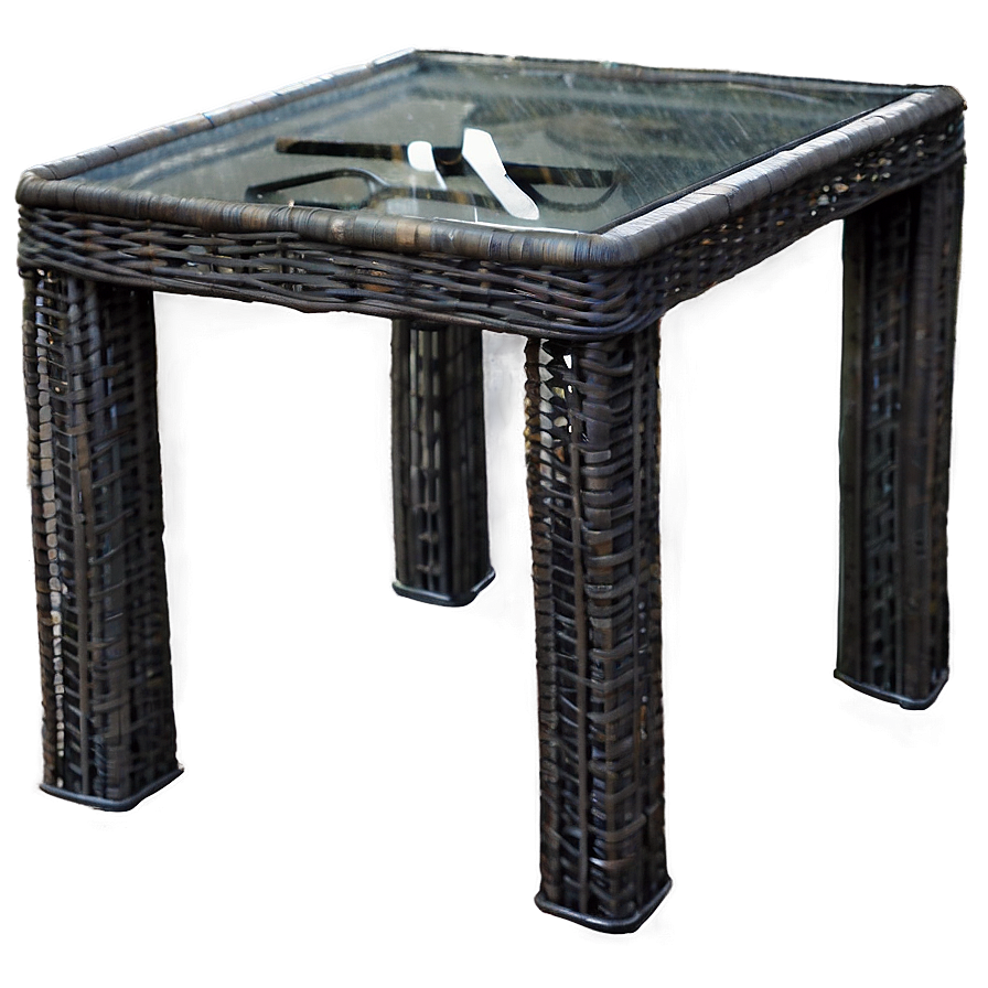 Wicker Outdoor Table Png 06282024