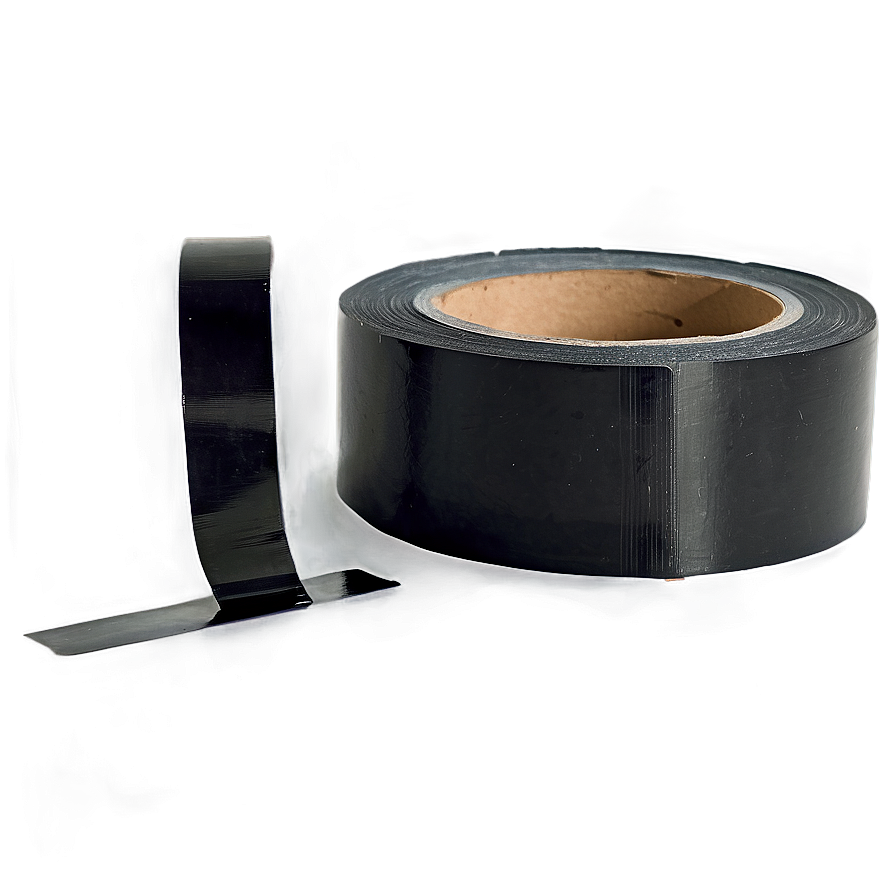 Wide Black Tape Png 06272024