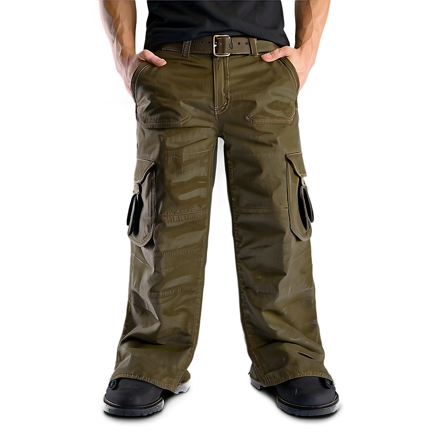 Wide Leg Cargo Pants Png Htx