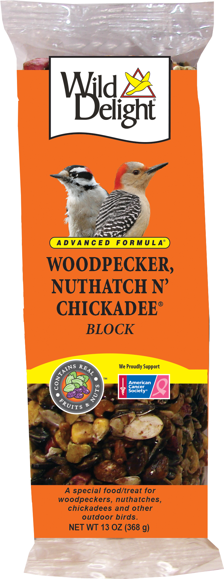 Wild Delight Woodpecker Nuthatch Chickadee Block