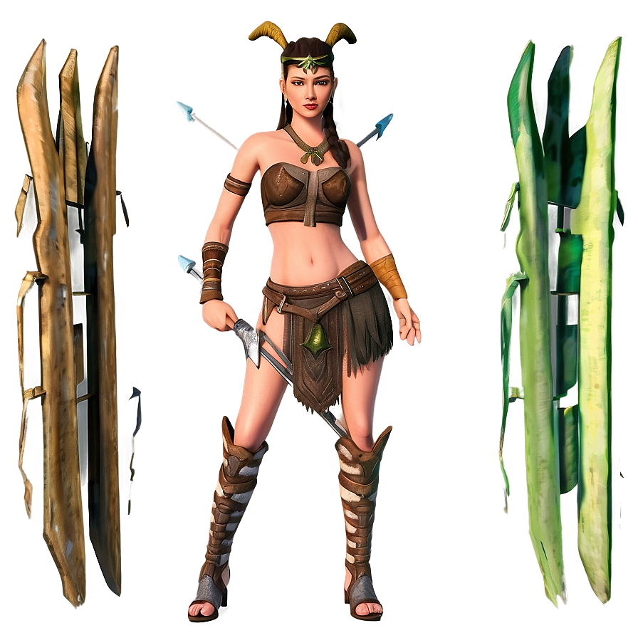 Wild Huntress Goddess Png Bjs