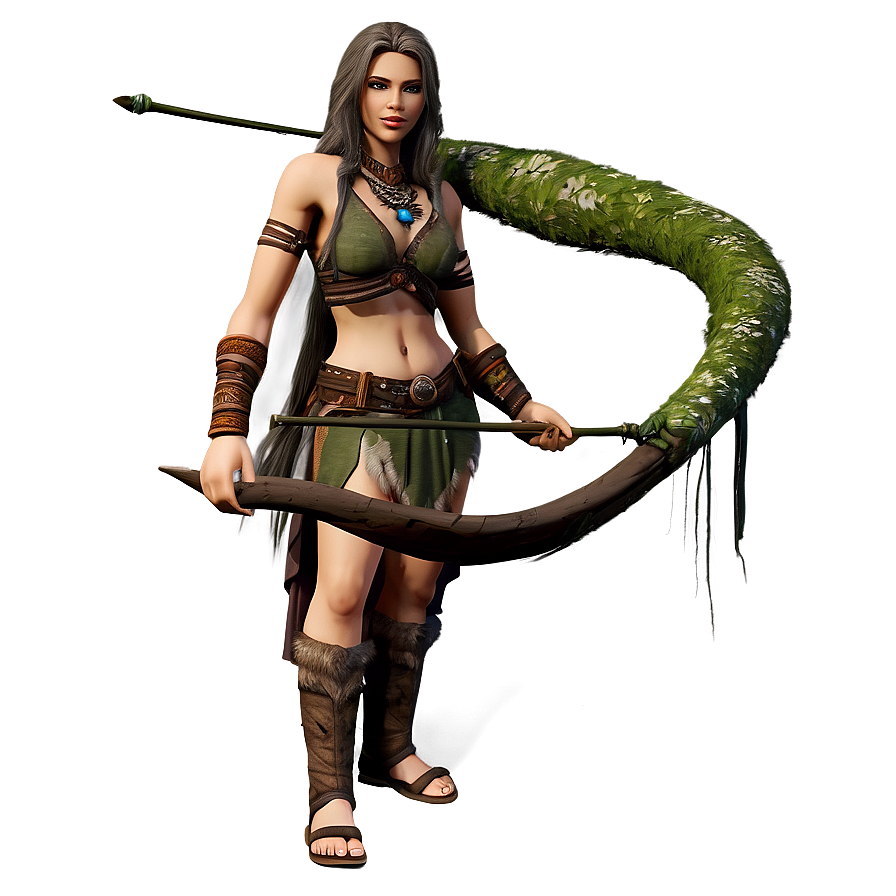 Wild Huntress Goddess Png Yot