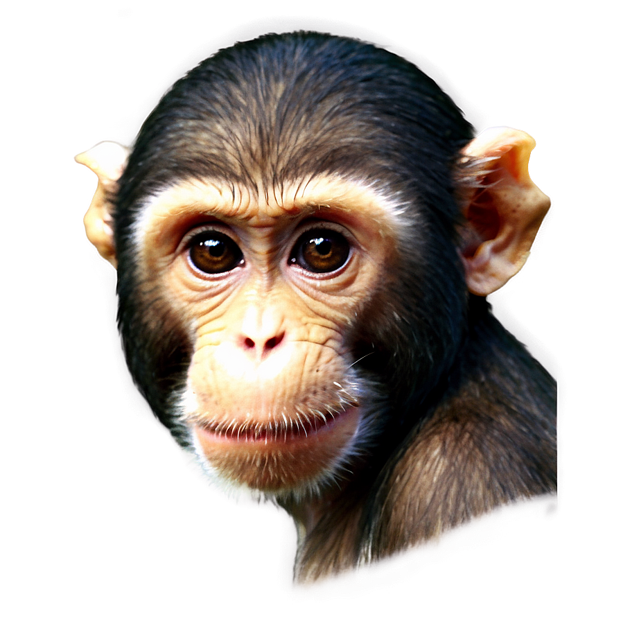 Wild Monkey Face Portrait Png 62