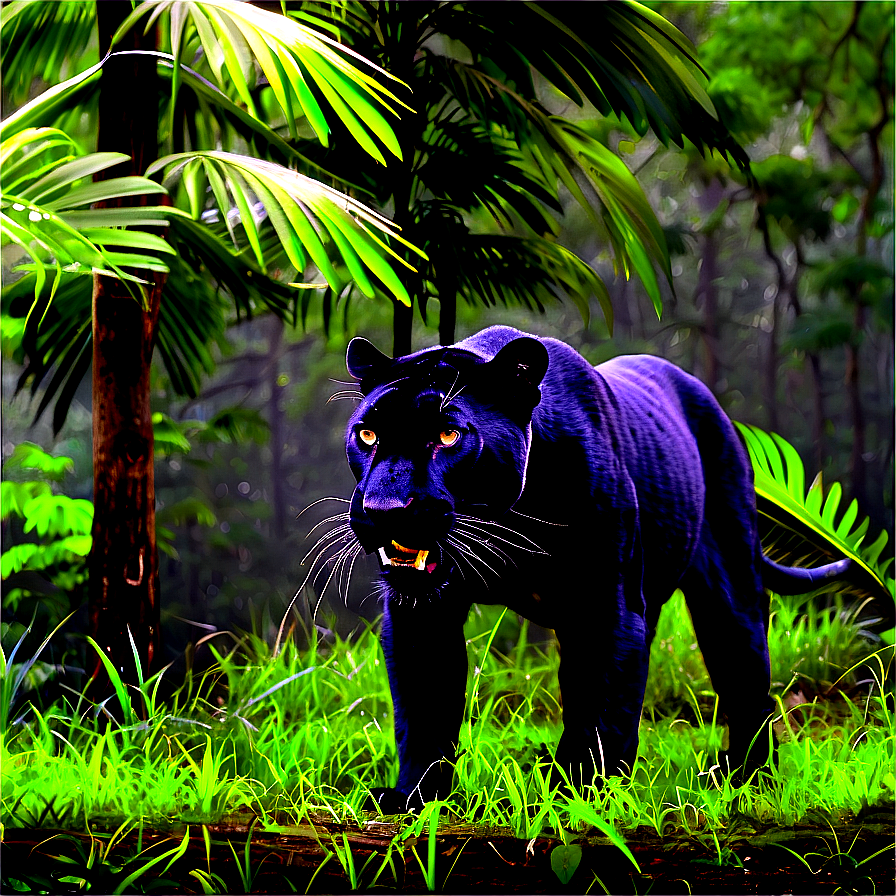 Wild Panthers In Jungle Png 06202024