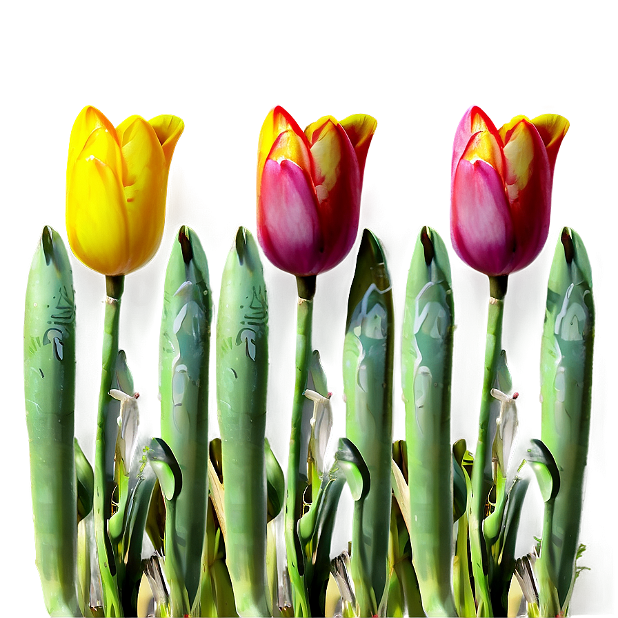 Wild Tulips Meadow Png 45