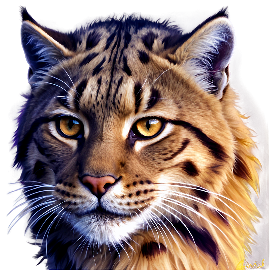 Wildcat Digital Painting Png Nwu