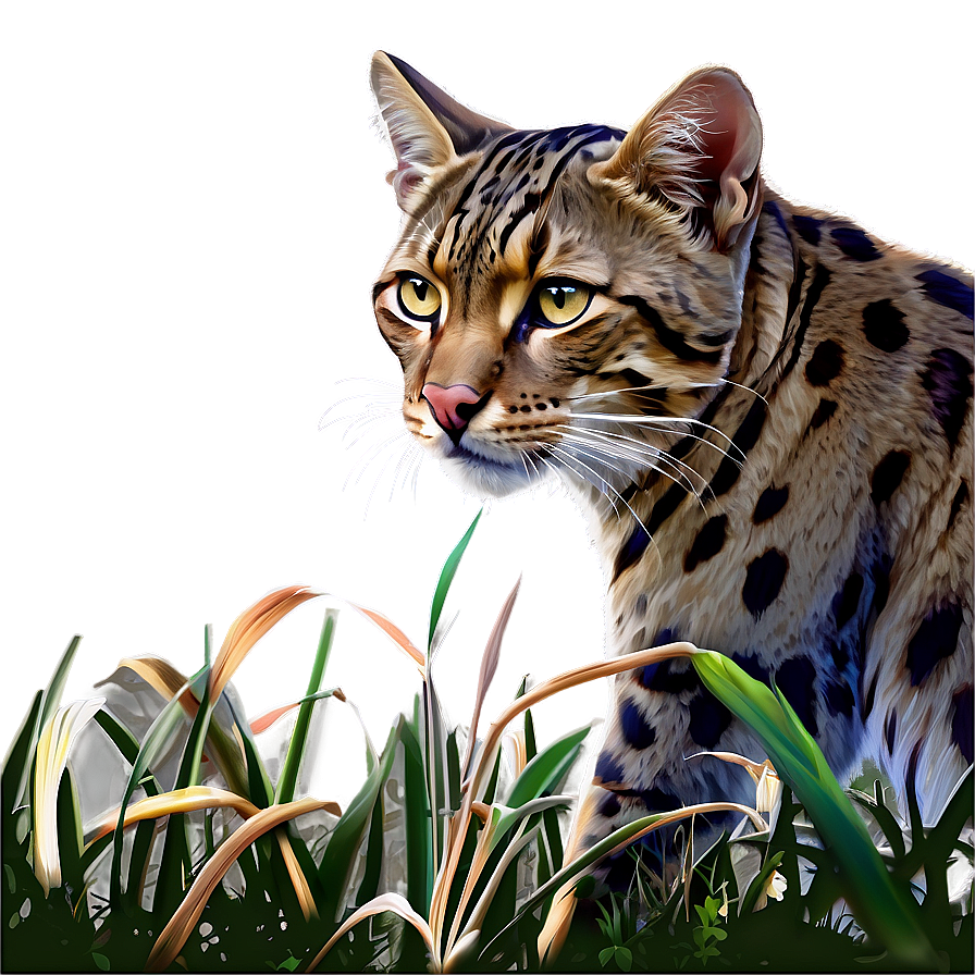 Wildcat Illustration Png 17