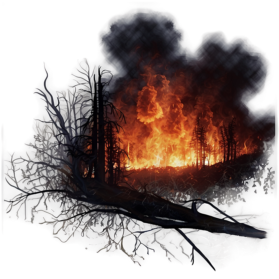 Wildfire Overlay Png Qhx