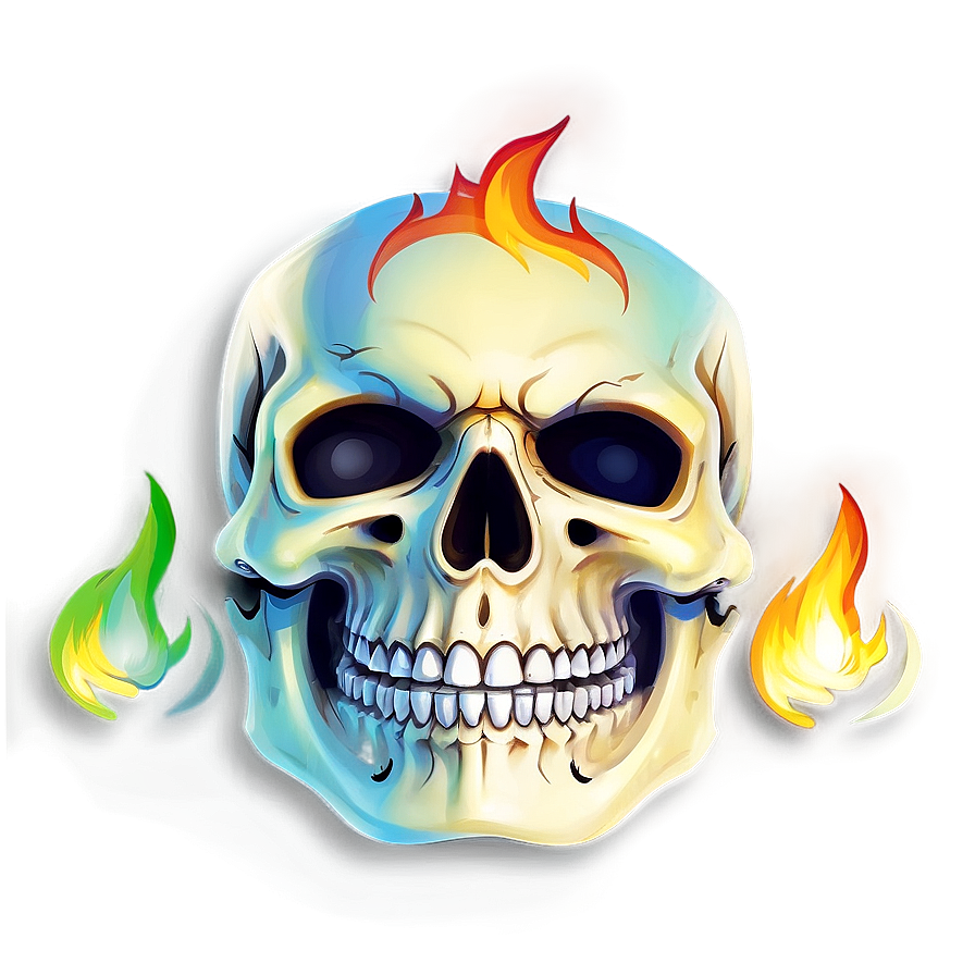 Wildfire Skull Icon Png Mna