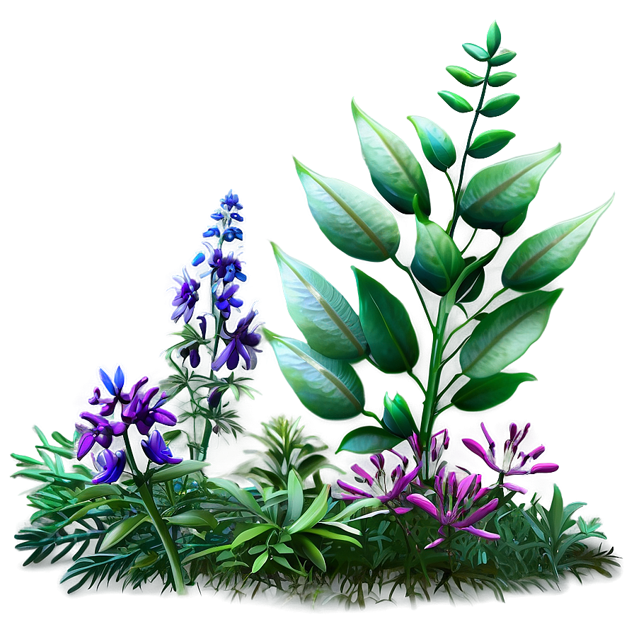 Wildflower Bush Png 27