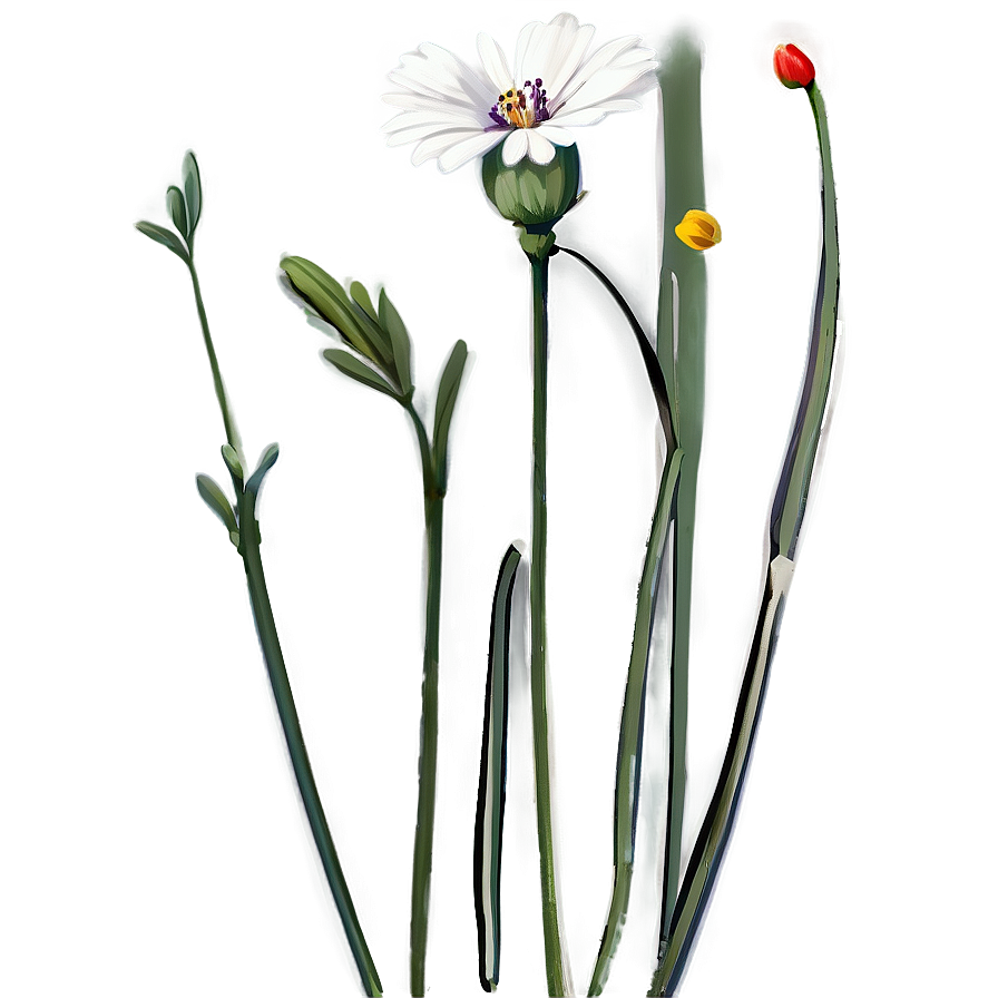 Wildflower Stem Png Vbj