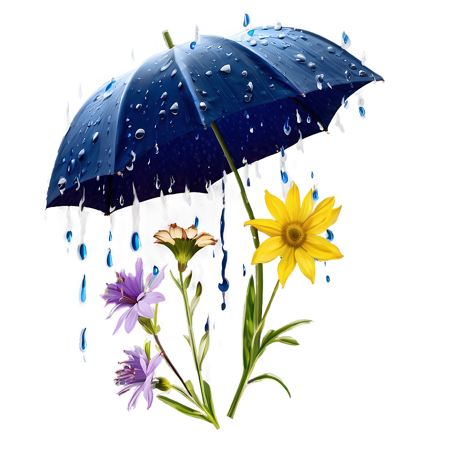 Wildflowers In The Rain Png 06202024