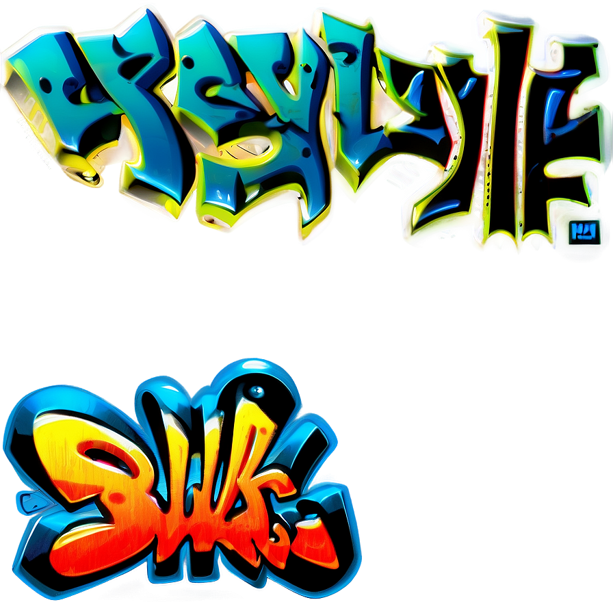 Wildstyle Graffiti Png Dit