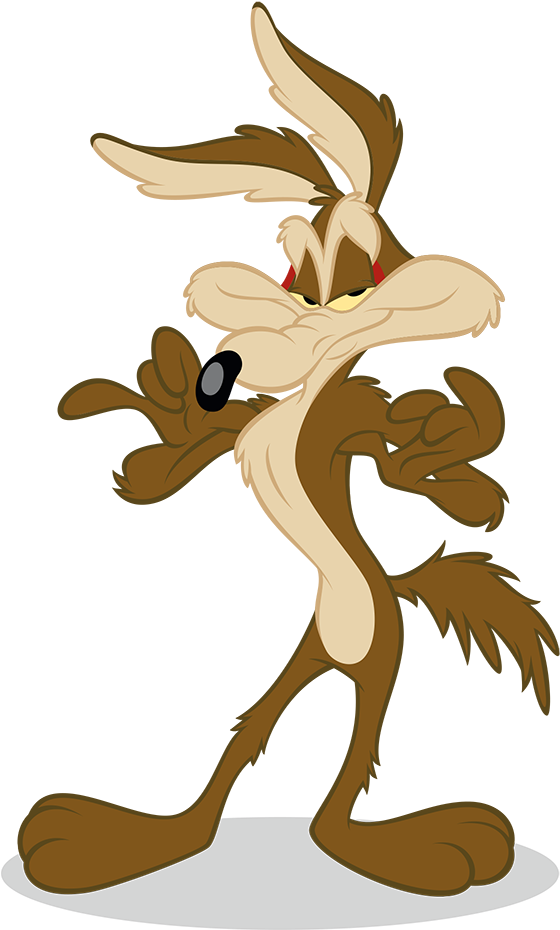 Wile E Coyote Standing Confident