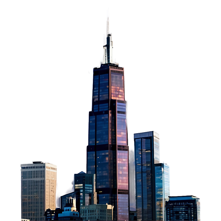 Willis Tower Skyline Png Umf