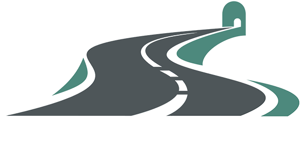 Winding Road Through Mountains Logo