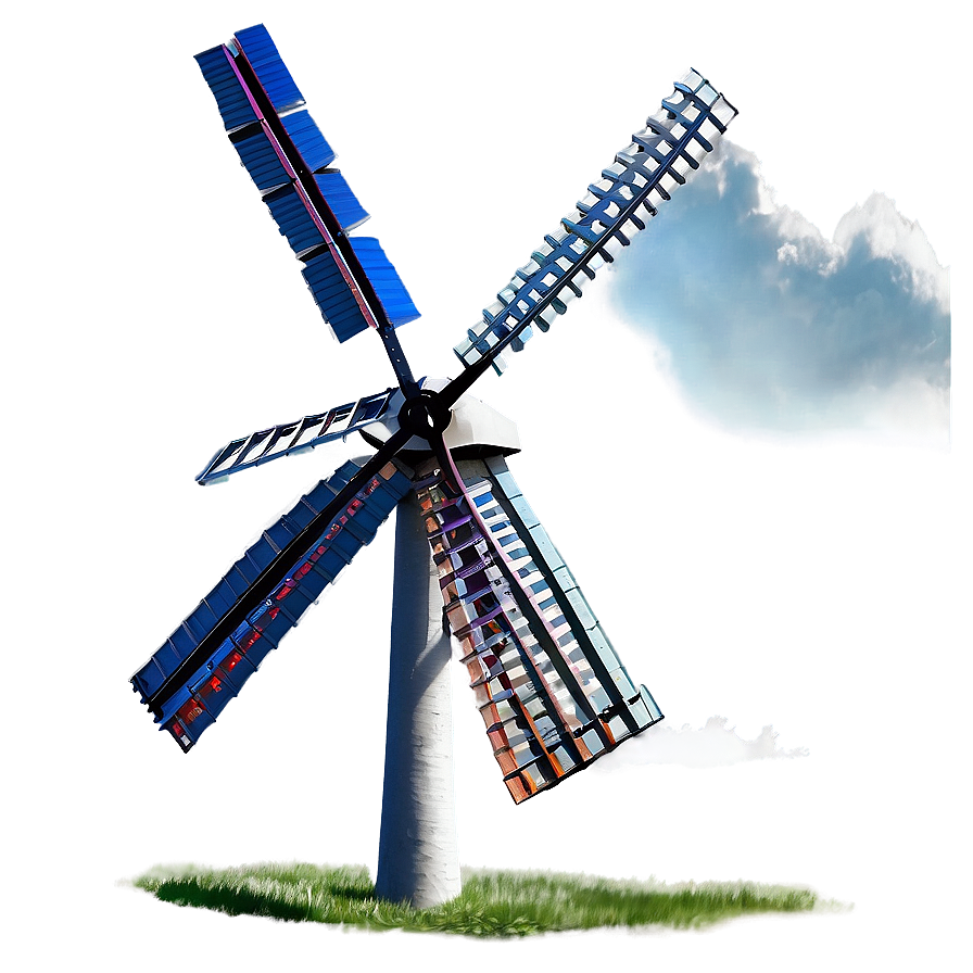 Windmill On Mountain Top Png 40