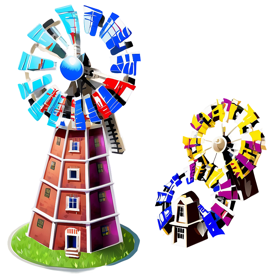 Windmill Tower Png 05242024